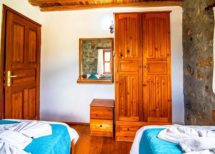 Villa Merkezi Konumda özel Havuzlu Taş
